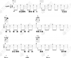 别想再见我吉他谱_许光汉_C调弹唱谱_高清六线谱