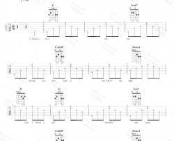 Perfect吉他谱_Ed Sheeran_G调指法编配_吉他弹唱六线谱