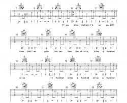 Justin,Timberlake《500miles》吉他谱(G调)-Guitar Music Score