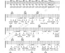 Avril《When Yo're Gone》吉他谱-Guitar Music Score