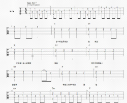 远远在一起吉他谱-龚诗嘉-C调弹唱谱-图片谱