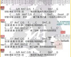 好的 晚安吉他谱 C调和弦谱-邓见超