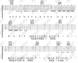 怎样吉他谱-戴佩妮-《怎样》C调原版弹唱谱-高清六线谱
