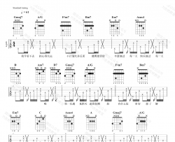 郭静《郭静心墙》吉他谱