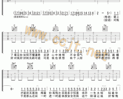 岁月如歌吉他谱 C调简单版-陈奕迅