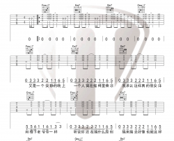 素颜吉他谱_许嵩/何曼婷_C调原版六线谱_吉他弹唱教学