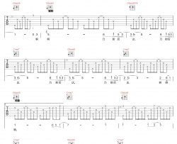 在四季里等待吉他谱_莫西子诗_G调原版编配_吉他弹唱六线谱