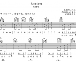 蔡健雅《失物招领》吉他谱_G调原版吉他谱