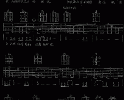 《小雨中的回忆》吉他谱