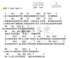偷星星的人吉他谱_yihuik苡慧_F调版弹唱和弦谱