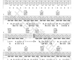 郭顶《水星记》吉他谱-C调-吉他弹唱教学视频