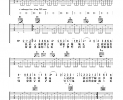 我想我是海吉他谱-黄磊-弹唱谱六线谱-高清版