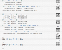黄立行《Leave me alone》吉他谱(E调)-Guitar Music Score