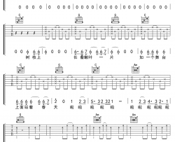 扎西平措《春》吉他谱-中国新歌声-春六线谱