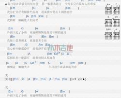 汪峰《青春》吉他谱-Guitar Music Score