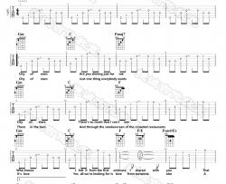 《City Of Stars》吉他谱_F调原版弹唱六线谱