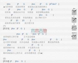 自爱自受_吉他谱_蔡依林