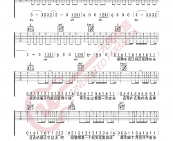 少年吉他谱_梦然_C调指法简单版_吉他弹唱六线谱