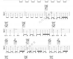 爸爸妈妈吉他谱_李荣浩_G调指法原版编配_吉他弹唱六线谱