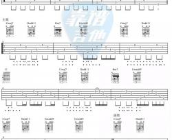 《枯藤老树昏鸦》吉他谱