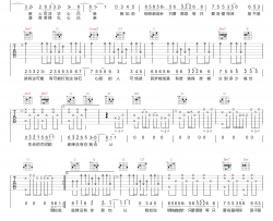 同花顺吉他谱_林倛玉_G调指法原版编配_吉他弹唱六线谱