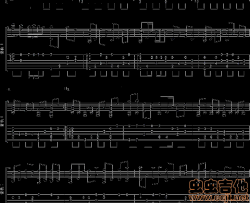 碎月雨中奏|吉他谱|图片谱|高清| 东方project