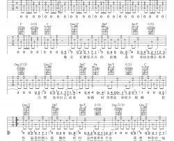 再一起吉他谱 C调弹唱谱 余佳运