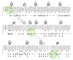 九儿 韩红D0调 弹唱谱标准版 吉他谱 韩红 吉他图片谱 高清