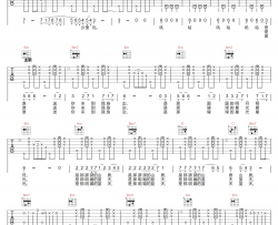 天竺少女吉他谱_李玲玉_G调指法原版编配_吉他弹唱六线谱