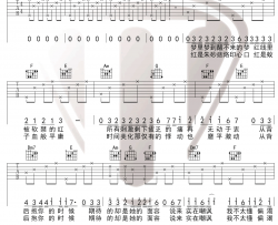 红玫瑰吉他谱_陈奕迅_C调原版_吉他演示视频