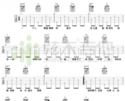 林俊杰/郭静《心墙》吉他谱-C调弹唱-六线谱