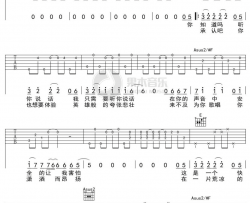 《失败者的飞翔》吉他谱_陈绮贞_E调弹唱六线谱