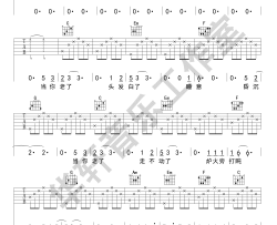 当你老了吉他谱-赵照-C调弹唱六线谱-图片谱