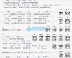 Serena吉他谱 Em调版 范逸臣