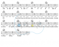 Together吉他谱_郑伊健_G调指法六线谱_吉他弹唱教学