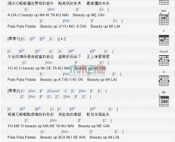 S.H.E《Beauty Up My Life》吉他谱-Guitar Music Score
