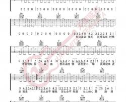 《其实不想走》吉他谱-周华健-C调弹唱六线谱-高清图片谱