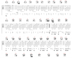 共和国之恋吉他谱_成方圆_G调原版编配_吉他弹唱六线谱