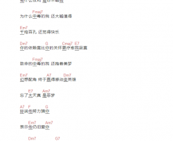 中毒吉他谱_光泽_吉他和弦谱伴奏谱
