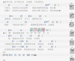 李佳薇《煎熬》吉他谱-Guitar Music Score