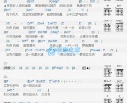 走向前吉他谱 G调版 阿杜