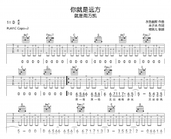 你就是远方吉他谱_C调_就是南方凯_完整高清版