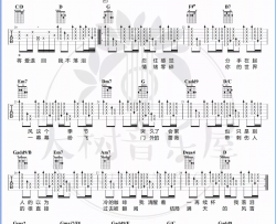 我落泪情绪零碎吉他谱_周杰伦_G调六线谱_吉他弹唱教学