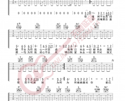 陈百强《偏偏喜欢你》吉他谱