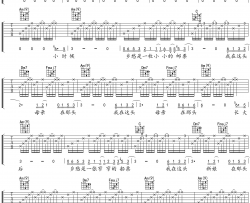 乡愁吉他谱-赵照-C调原版弹唱谱-附示范音频