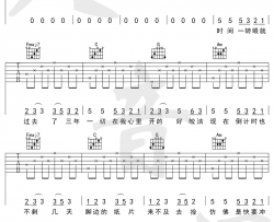 记念吉他谱 雷雨心 C调弹唱谱 吉他弹唱示范视频