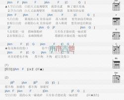张韶涵《白白的》吉他谱-Guitar Music Score