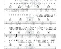 大欢《多年以后》吉他谱(F调)-Guitar Music Score