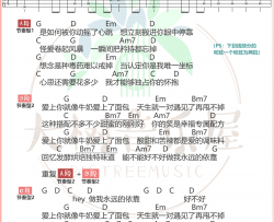 牛奶面包吉他谱_杨紫&鱿小鱼_《亲爱的热爱的》片尾曲