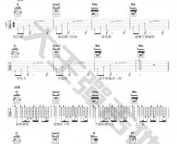 你的酒馆对我打了烊吉他谱 D调原版-大王弹吉他编配-陈雪凝